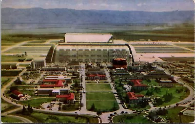 Sunnyvale California CA US Naval Air Station Moffett Field Aerial View Postcard • $4.99