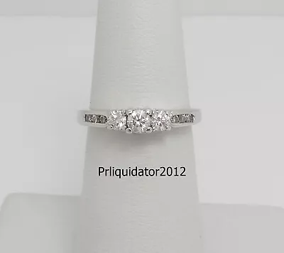 1/2ct Diamond Solitaire Engagement Anniversary Wedding Ring Band 14k White Gold • $349.99