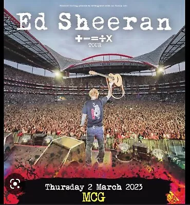 Ed Sheeran Ticket Melbourne 2nd March 2023 • $170