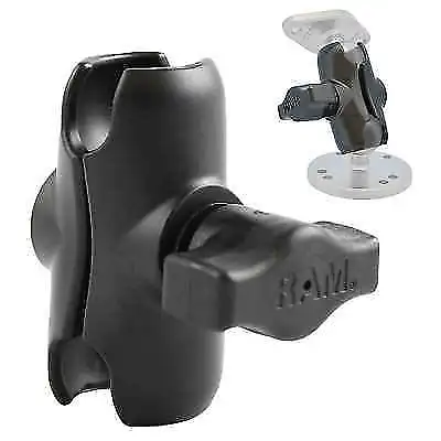 New Genuine Ram Mount Short Double Socket Arm For 1  Balls RAM-B-201-A • £17.45