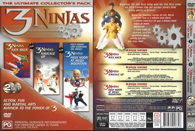 51D NEW SEALED DVD Region 4 3NINJAS 2DISC SET • $34.50