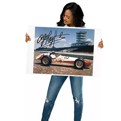 AJ Foyt Autographed 1961 Indy 500 Print • $34.99