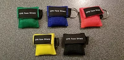 £8.99 • Buy 5 X CPR Life Key / Resusitation Face Shield In Key Ring Pouch Ambulance 999
