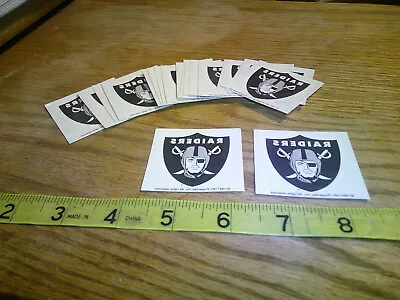 18 Sheets Temporary Tattoos NFL Oakland Raiders Logos • $8