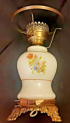 Vintage 1973 L&L WMC 3-Way Switch Hurricane Table Lamp • $39.99