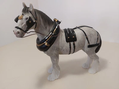 £18 • Buy LEONADO  Grey Shire Horse In Full Tack