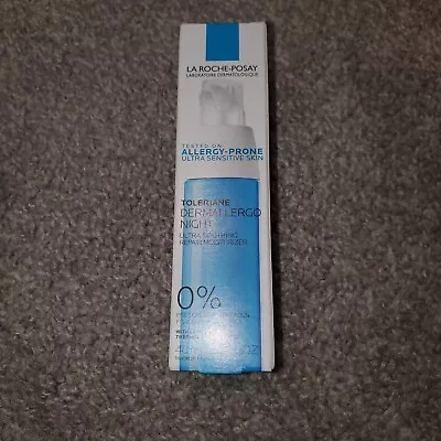 La Roche-Posay  Dermallergo NIGHT Moisturizer 40mL/1.35 Fl Oz NIB Exp 4/2026 • $8.99