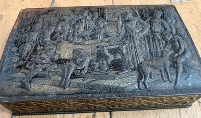 £14.50 • Buy Vintage Mackintosh's Toffee Tin King John Signing The Magna Carta 9x5.5x2”