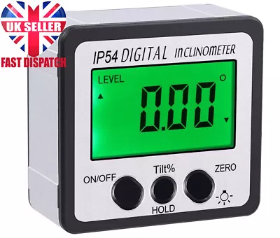 £17.99 • Buy Digital Angle Finder, LCD Inclinometer Gauge Magnetic Protractor Box Bevel