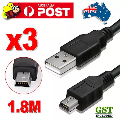 3pcs 1.8M USB Charger Charging Cable For Playstation 3 PS3 Wireless Controller • $7.25