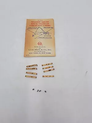 Rare -marx - 8 Pick Up Shoes; 4 Springs For Ho Speedway Slot Cars - #2104 -vhtf! • $13.88