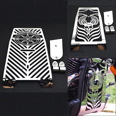 $52.88 • Buy Skull Radiator Grill Cover Guard Protector For YAMAHA V Star DS XVS 650 Dragstar