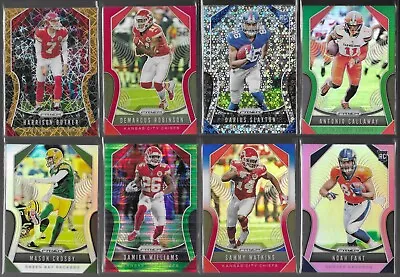 2019 Panini Prizm NFL Parallels Rookies Stars Red Green Disco Velocity Pulsar RC • $3.99