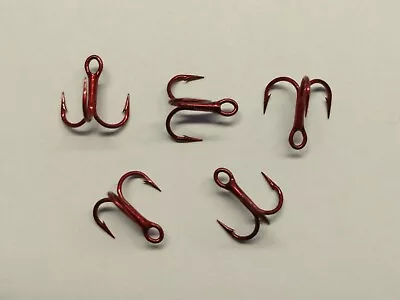 (25) Vmc Short-shank 1x Treble Hooks (size 14) Tin-red (9651tr) Bulk 9651 • $12