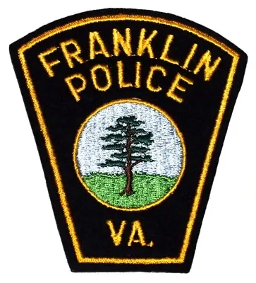 $4.99 • Buy FRANKLIN VIRGINIA VA Sheriff Police Patch CUT EDGE FELT 