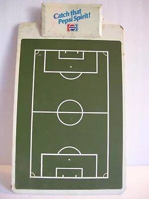 Vintage Catch PEPSI Spirit Soccer Coaches Sideline Advertising Chalk Clipboard • $18.99