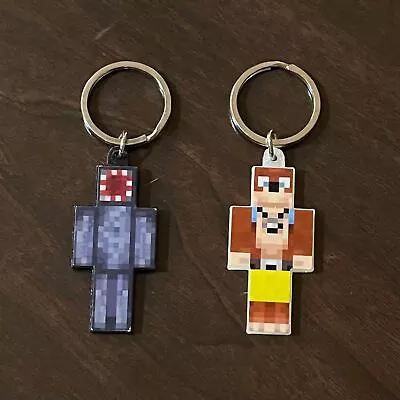 Minecraft Character Keychain Set • $6