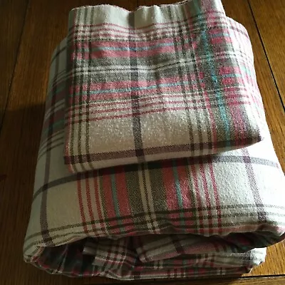 Eddie Bauer Flannel Full-size Montlake Plaid Brush For Extra • $28