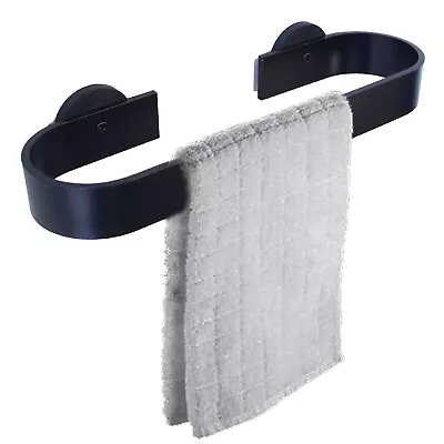 Magnetic Single Towel Rail Towel Bar Bathroom Towel Holder Kitchen Organize Rod • $9.90