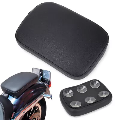 For Harley Honda Motorcycle Smooth Rear Passenger Pad Seat Pillion 6 Suction Cup • $16.87