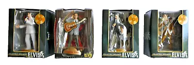 Elvis Presley Figures Ornaments Lot Of 4 Original Boxes • $39.99