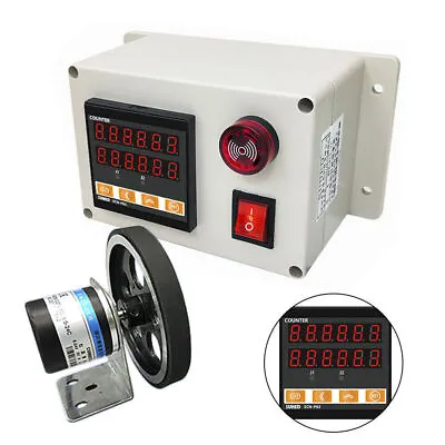 Electronic Encoder Wheel Roll Measuring Device Digital Length Meter Counter Kit • $83