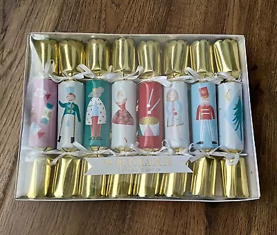 Meri Meri Set Of 8 The Nutcracker Suite Christmas Holiday Crackers NEW With Game • $32.99