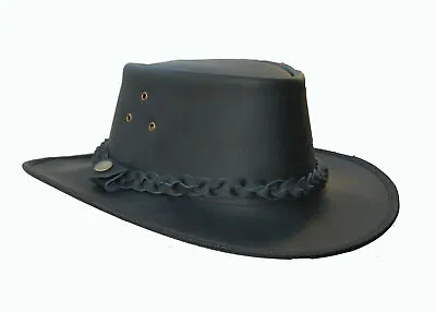 £17.34 • Buy Outback Leather Cowboy Hat Western Australian Style Bush Hat 