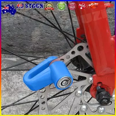 Electric Scooter Disc Brake Lock Anti Theft With Lock Frame For M365 (Blue) * • $8.24