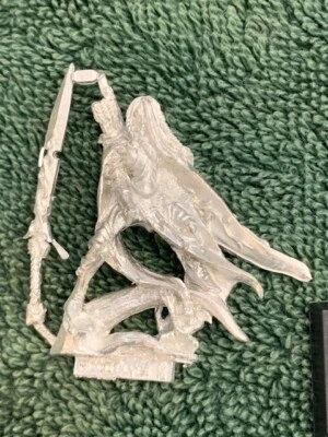 $60 • Buy Warhammer Fantasy: Wood Elves Lord With Great Weapon OOP Metal