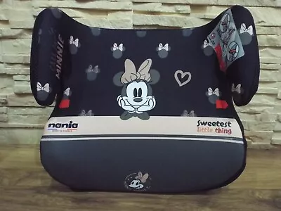 *NEW* 2023* NANIA DISNEY MINNIE MOUSE- BLACK- Group 3 (4 - 12 Yrs)(22 - 36 Kg) • £19