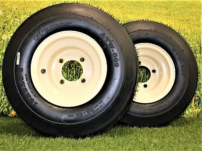 18x8.50-8 With 8x7 Tan Wheel Assembly For Golf Cart And Lawn Mower (Set Of 2) • $103.99