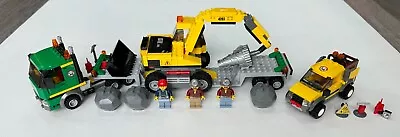 100% Complete LEGO CITY: Excavator Transporter (4203) + Mining 4x4 (4200) • $35