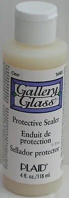 PLAID Gallery Glass Protective Sealer 4oz (118ml) For Window Color Projects • £3.99