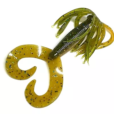 10ct 4” Hula Grub Bluegill For Fishing/ Bass Fishing Lure • $9.99