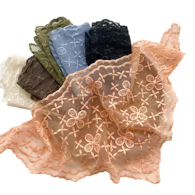 Triangle Lace Face Hair Head Wrap Scarf Headband Neck Collar Scarfs For Ladi • £5.28