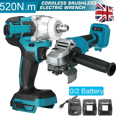 18V 1/2  Cordless Brushless Impact Wrench 520N.m For Makita Battery KIT UK HOT • £72.99