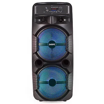 $99 • Buy Laser Portable TWS Bluetooth Party Speaker With LED 