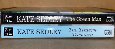 Kate Sedley Job Lot Collection Of 2 LARGE PRINT Adult Fiction Books • £10