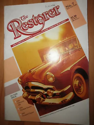 The Restorer #7 1916 Chev 490 1933 Humber 12 1953 Packard Clipper 1936 Morris • $2.29