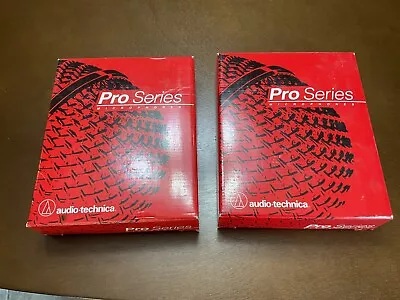 Vintage Lot Of 2 Audio Technica  Pro Series Pro 8 Hex Microphone Dynamic • $59.99