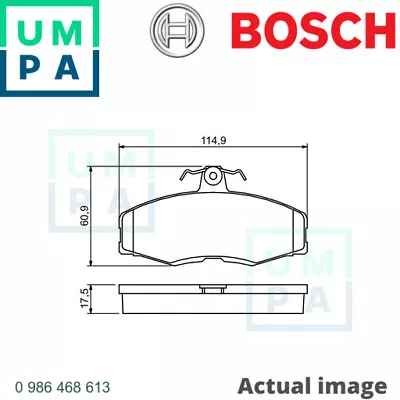 £52.86 • Buy BRAKE PAD SET DISC BRAKE FOR SKODA FAVORIT/Forman/Pickup/Van FORMAN FORD 1.3L 