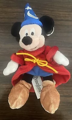 Disneyland Fantasia MICKEY MOUSE Sorcerer's Apprentice Plush Keychain • $19.99