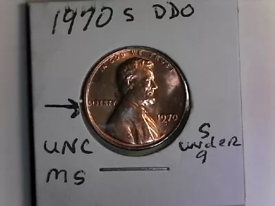 1970s Lincoln Penny Unc DDO Liberty And S Under 9 • $2.65