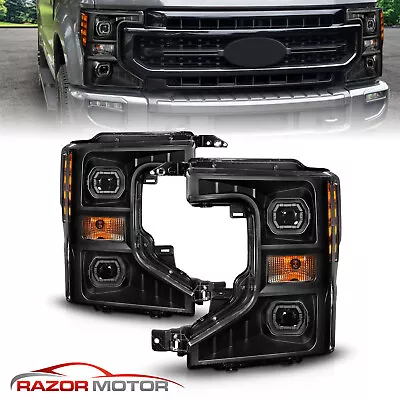 2020-2022 For Ford F250/F350/F450/F550/600 SuperDuty Black OE Headlights • $576.88