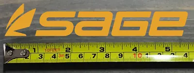 Sage Sticker Decal Fly Fishing Rods Reel Trout Yellow 5.5  • $3.99