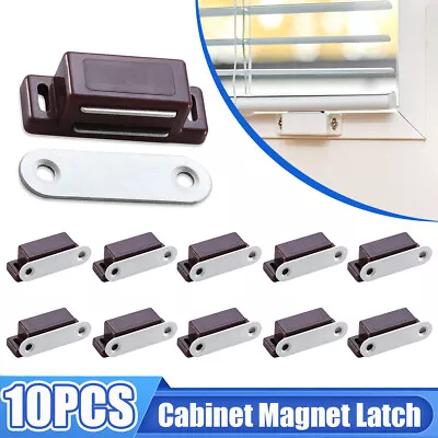 10PCS Cabinet Door Magnetic Latch Catch Closet Closures Kitchen Cabinet Cupboard • $6.99