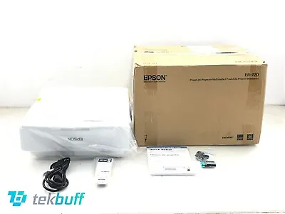 Epson PowerLite 720 3800-Lumen XGA 3LCD Projector (Ultra Short Throw) V11HA01520 • $1425