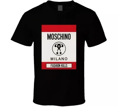 Vintage-New-Moschino-Black-Tshirt • $15.99