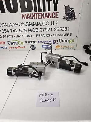 Karma Blazer Electric Wheelchair Parts Electric Motors Pair Gearbox • £149.99